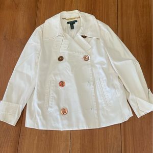 Ralph Lauren white blazer